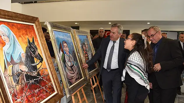 Gazzeli çocukların 'Sessiz Fırçalar'ı konuştu