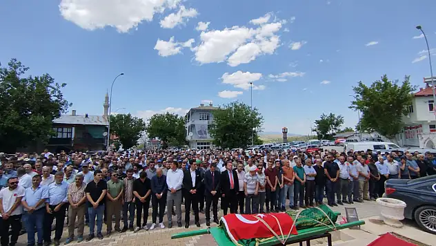 Genç teknisyene hüzünlü veda