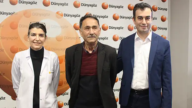 Göz kaplayan tümöre başarılı operasyon