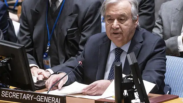 Guterres: Gazze'de büyük bir insani felaket yaşıyor