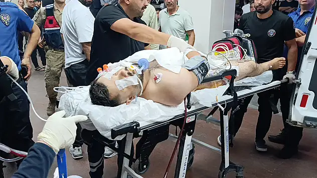 Hastane bahçesi savaş alanına döndü: 1'i çocuk 2 yaralı