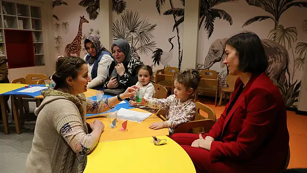 Konya'da Hoş Kubbe Bebek Kütüphanesi yoğun ilgi gördü!
