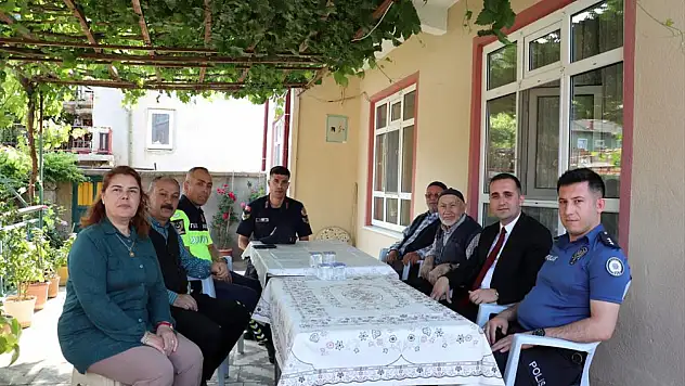 Hüyük'te bayramlaşma