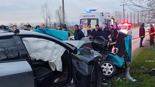 İftar vakti feci kaza: 1 ölü, 1 yaralı