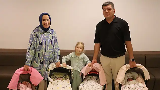 İkinci çocuk bekliyorlardı, dördüz sürpriziyle karşılaştılar