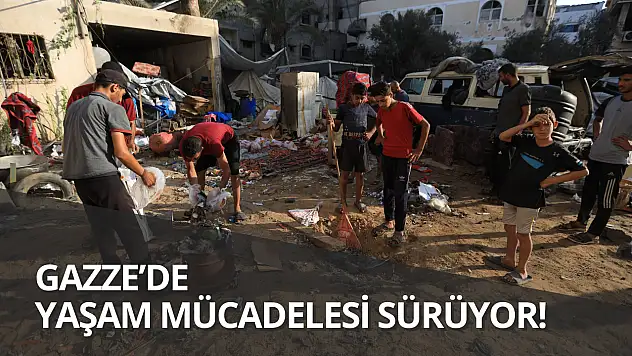 Gazze'de yaşam mücadelesi sürüyor