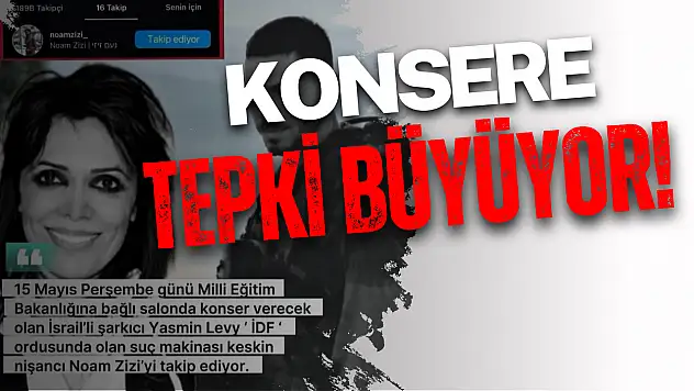 İsrailli Şarkıcı Yasmin Levy'nin MEB Şura Salonu'ndaki konserine tepki büyüyor!