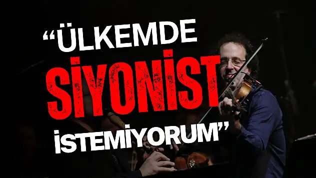 İstanbul'da İsrailli sanatçı protestosu: 'Ülkemde Siyonist İstemiyorum!'