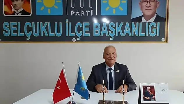 İYİ Parti Selçuklu İlçe Başkanı Şenel: 'Emekli sadaka değil, hakkını istiyor'