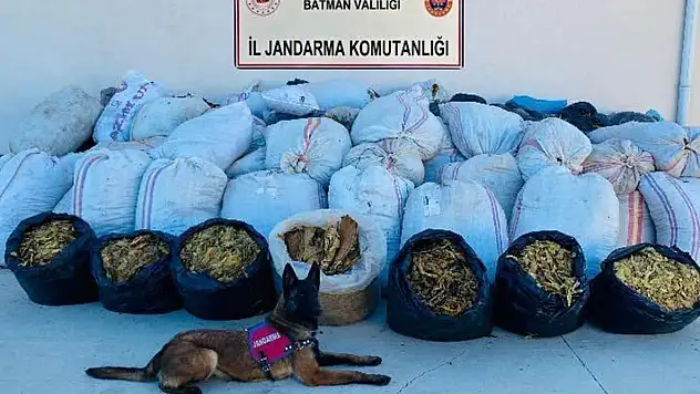 Kaçak 3 ton 640 kilogram tütün ele geçirildi