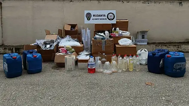 Kaçak likit ele geçirildi: Piyasa değeri 1 milyon!