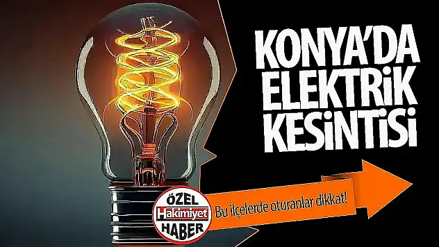 Kadınhanı'nda Planlı Elektrik Kesintisi: MEDAŞ'tan Uyarı Geldi