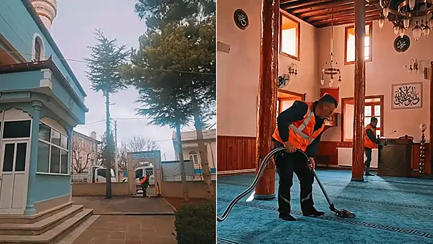 Kadınhanı'nda Ramazan öncesi camilerde hummalı hazırlık