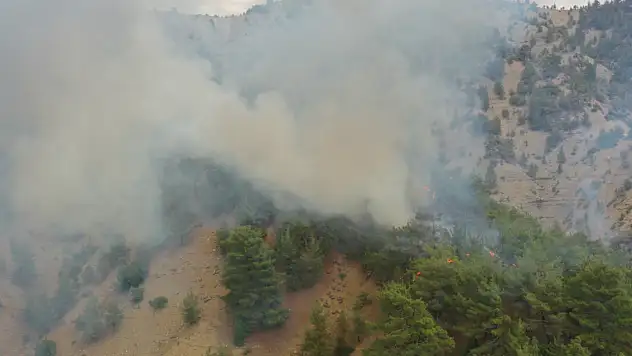 Kahramanmaraş'taki yangına Konya'dan destek!