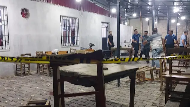 Kahvehaneye silahlı saldırı: 1 ölü, 4 yaralı