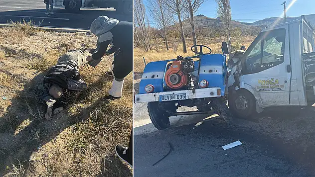 Kamyonet ile patpat çarpıştı: 1 ölü 1 yaralı