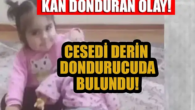 Kan donduran olay! Cesedi derin dondurucuda bulundu
