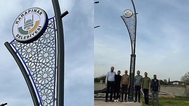 Karapınar caddelerine modern dokunuş