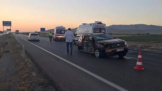 Karapınar'da kaza: 4 kişi yaralandı!