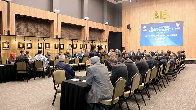 Karatay'da 63 mahalle tek masada: Hedef daha güçlü bir Konya