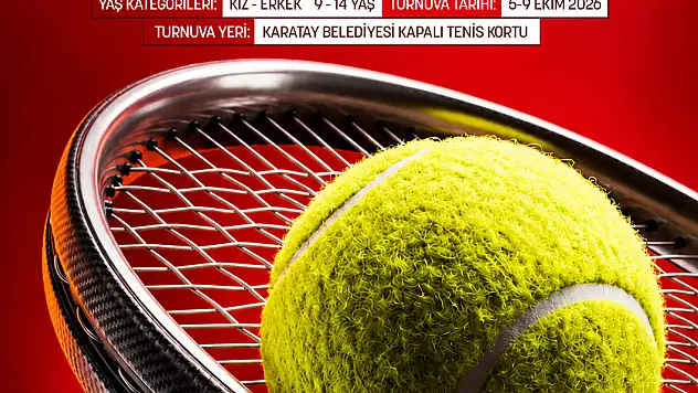 Karatay'da Cumhuriyet Bayramı coşkusu kortlara taşınacak