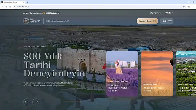 Karatay'ın zenginlikleri artık tek tık uzağınızda: 'Visit Karatay' tanıtıldı