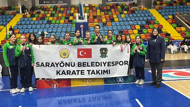 Karate İl Birinciliği'nde Sarayönü Belediyespor'dan büyük başarı