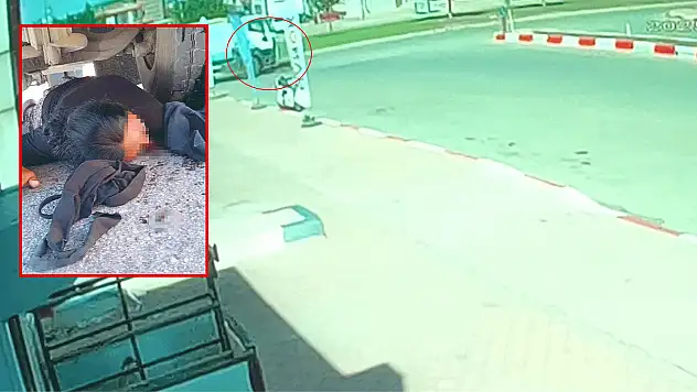 Karşıdan karşıya geçerken, çöp kamyonunun altında kaldı