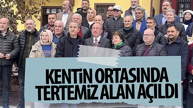 Kavuş: 'Şehrin ortasında pırlanta gibi bir bölge çıktı'