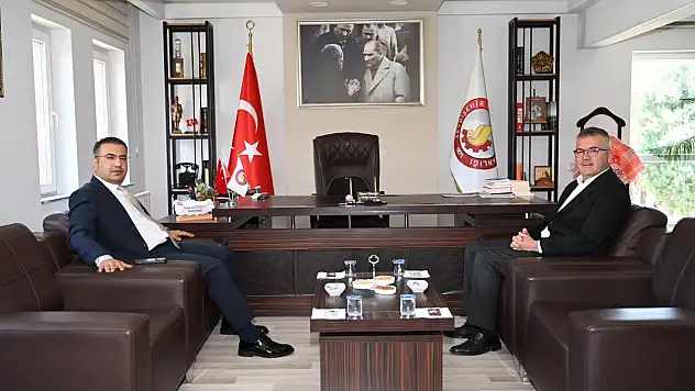 Kaymakam Kıyıcı'dan Başkan Ustaoğlu'na ziyaret