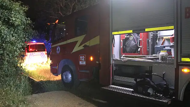 Kendi yerini yakıp eve gitti!