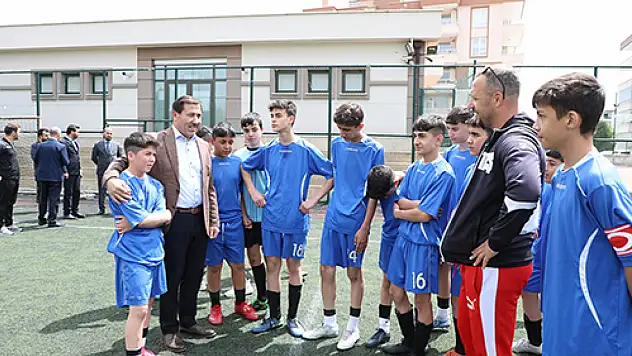 Kılca, çocukların turnuva heyecanına ortak oldu!