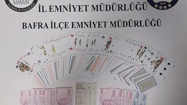 Kıraathaneye kumar baskını: 5 kişiye 58 bin TL ceza