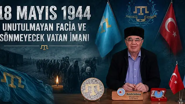 Kırım Tatar Sürgünü'nün 82. yılı anıldı: 'Kırım mücadelesi susturulamaz'