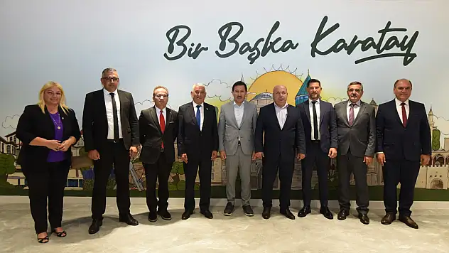 KKTC heyetinden Karatay'a ziyaret
