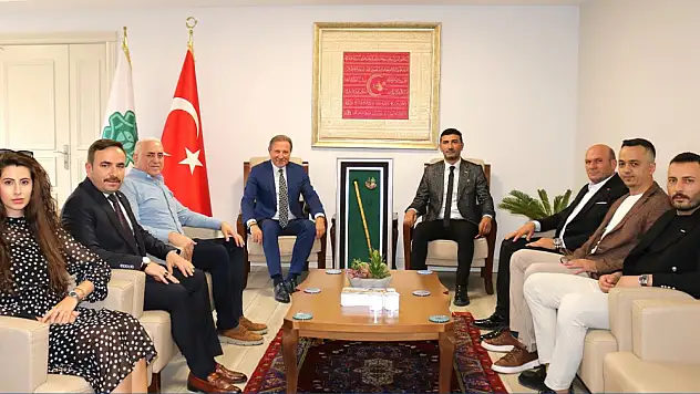 KONESOB'da güven tazeleyen Karabacak'a ASRİAD'dan ziyaret