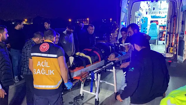 Kontrolden çıkan motosiklet devrildi: Sürücü ağır yaralandı!