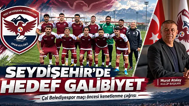 1955 Seydişehir Eti Alüminyum'da hedef 3. Lig! Başkan Atalay'dan taraftara kenetlenme çağrısı
