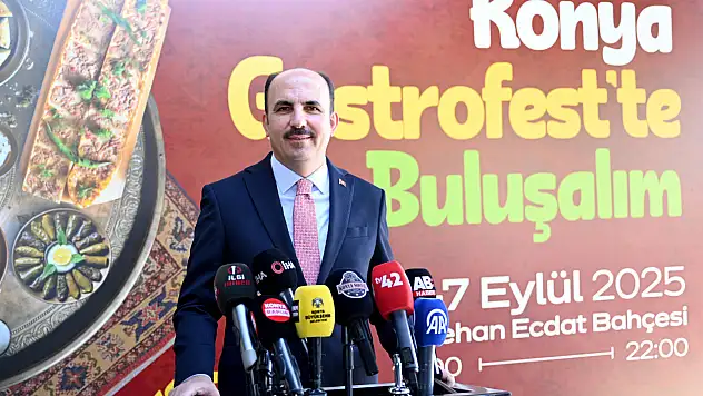 Konya, 4-7 Eylül'de GastroFest ile lezzetin başkenti olacak