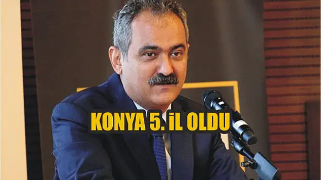 Konya 5.il oldu