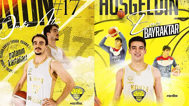 Konya Büyükşehir Basketbol'da iki genç takviye daha!