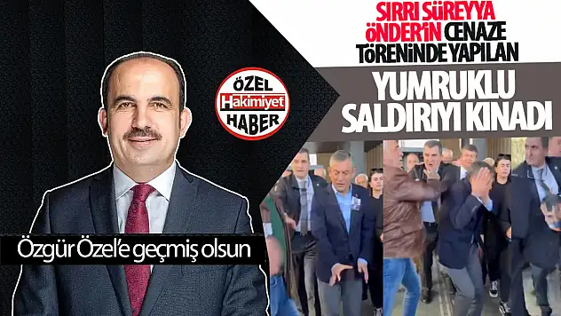 Konya Büyükşehir Belediye Başkanı Altay'dan Özgür Özel'e Geçmiş Olsun Mesajı