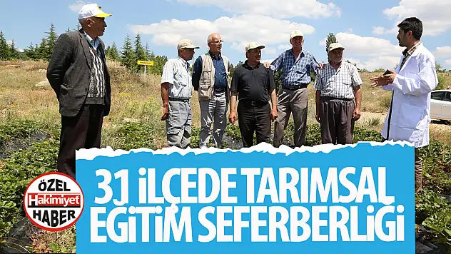 Konya Büyükşehir'den 31 İlçede Tarımsal Eğitim Seferberliği
