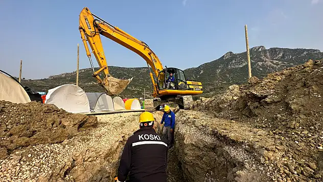 Konya Büyükşehir Hatay'da Su ve Kanalizasyon Şebekesini Ayağa Kaldırmak İçin Çalışıyor