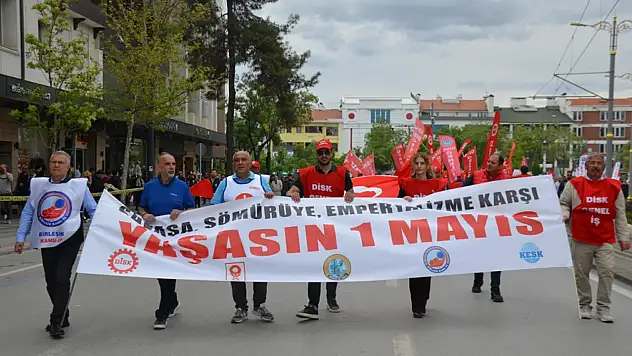Konya'da, 1 Mayıs coşkulu kutlandı