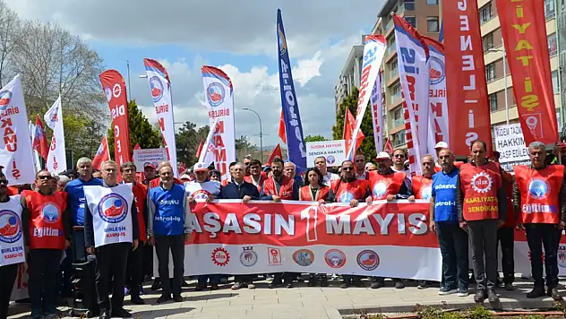 Konya'da 1 Mayıs coşkusu: Sendikalar alanlardaydı