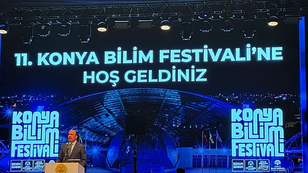 Konya Bilim Festivali kapılarını açtı: Bakan Çiftçi baba ocağında hemşehrileriyle buluştu