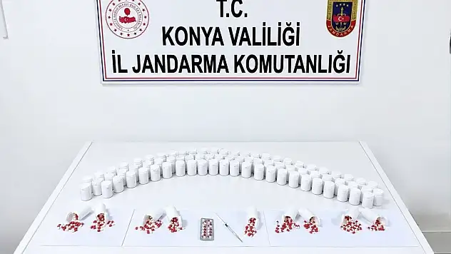 Konya'da 15 günde 26 operasyon! Binlerce hap ele geçirildi