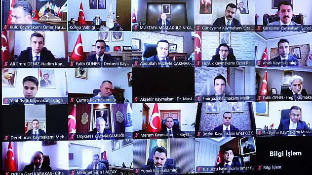 Konya'da 31 ilçeyi ilgilendiren toplantı