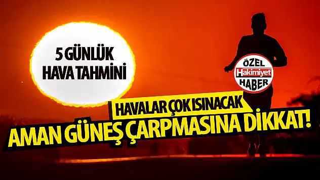 Konya'da 5 Günlük Hava Tahmini: 2 Temmuz - 6 Temmuz 2024